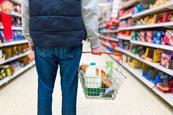 Supermarket-grocery-shopping-basket-milk-break