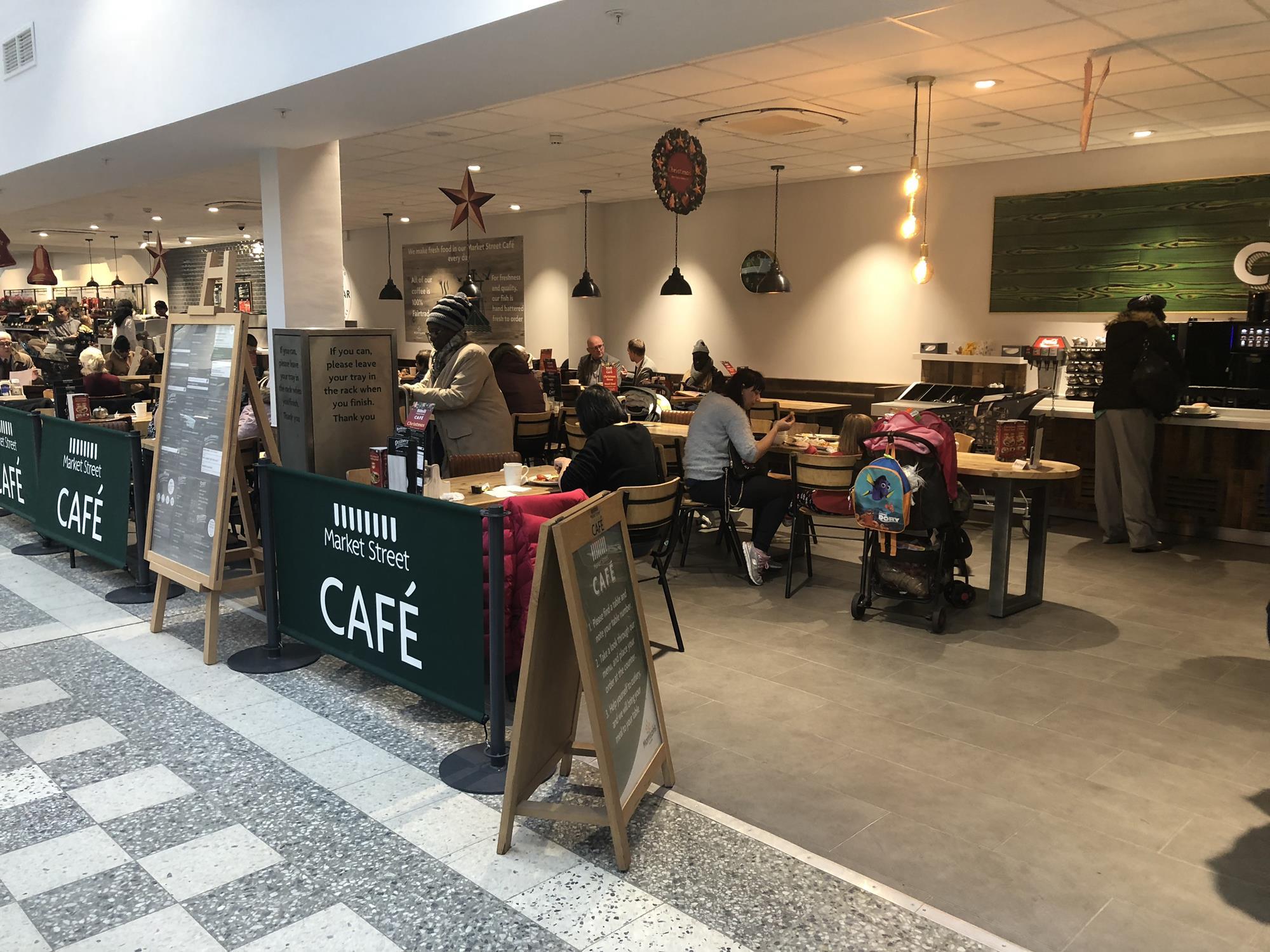 Store gallery Morrisons opens first 'food market court' Photo