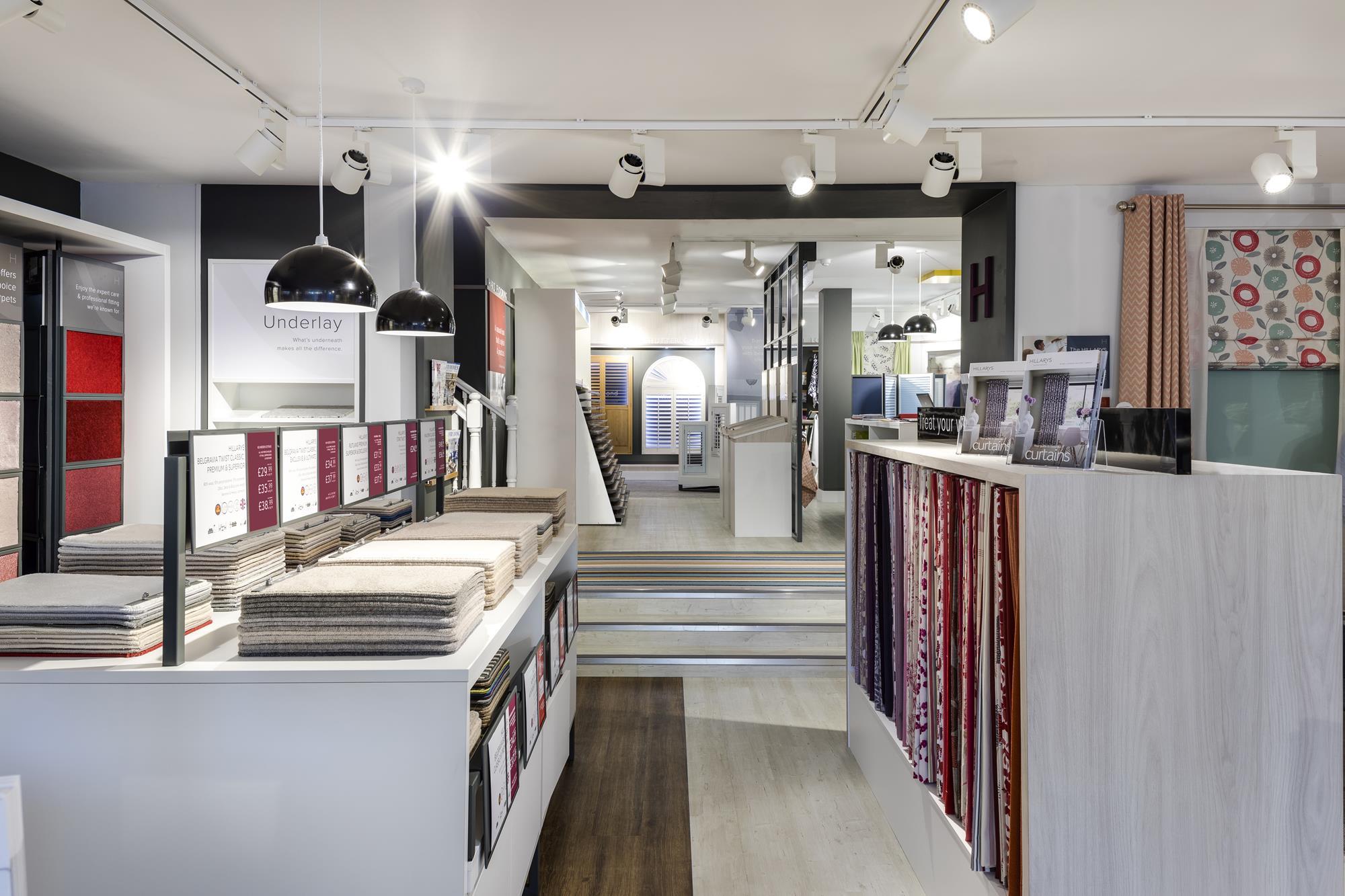 Store gallery Hillarys debuts 'home studio' format Photo gallery Retail Week