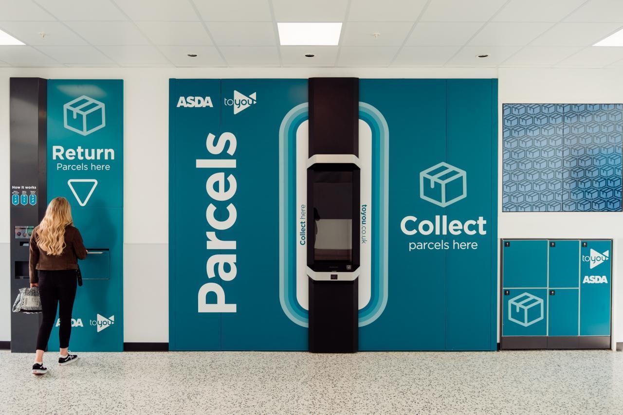Store gallery Holograms and automation at Asda Stevenage Photo