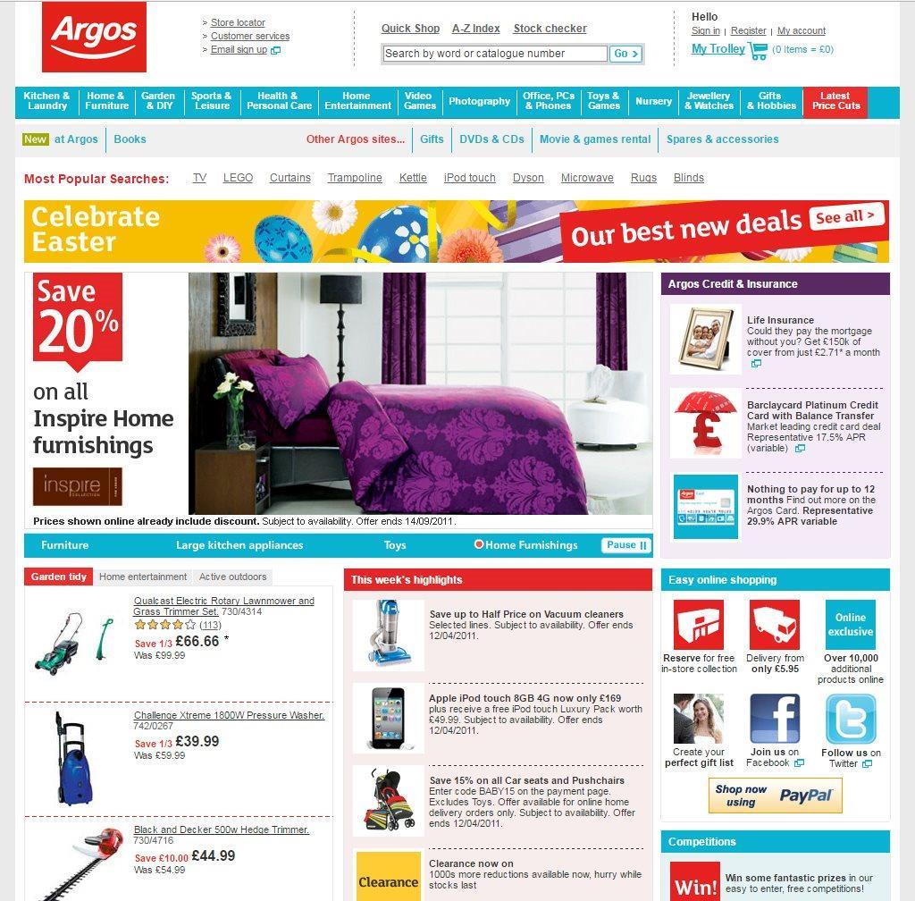 Etail Evolution Argos’s website through the years Analysis Retail Week