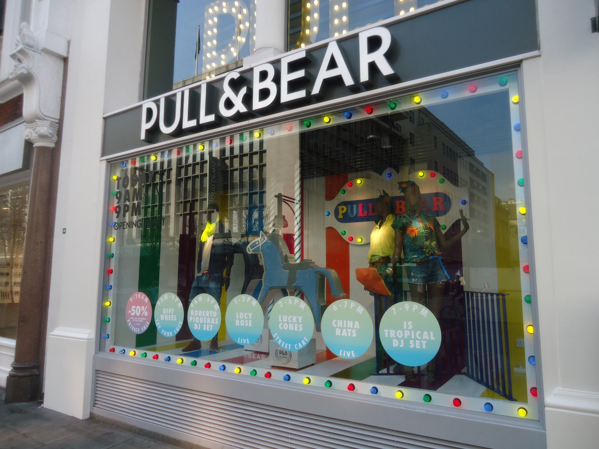 In pictures Refitted Pull & Bear reopens on Oxford Street Photo