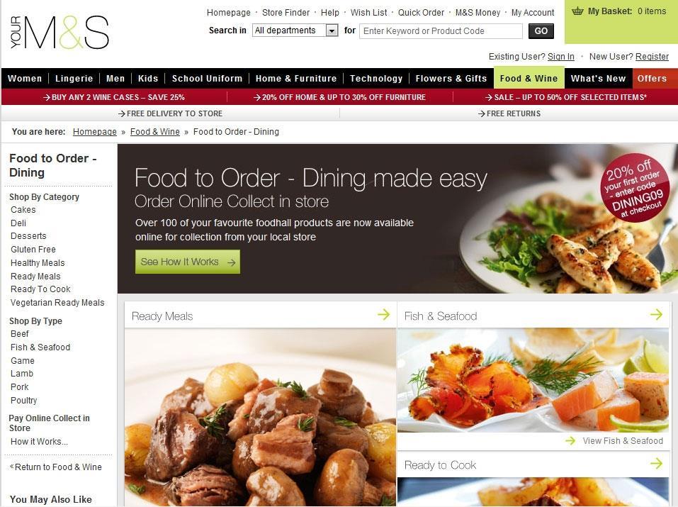 M&S launches click and collect dining | News | Retail Week