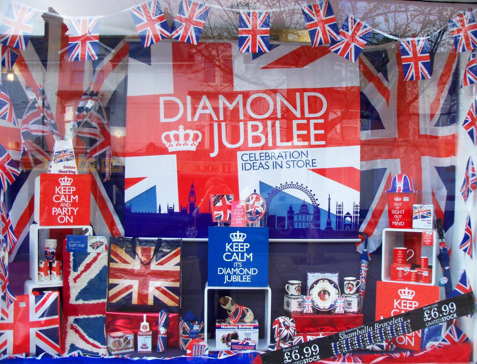 In pictures Retailers celebrate the Queen's Diamond Jubilee Photo