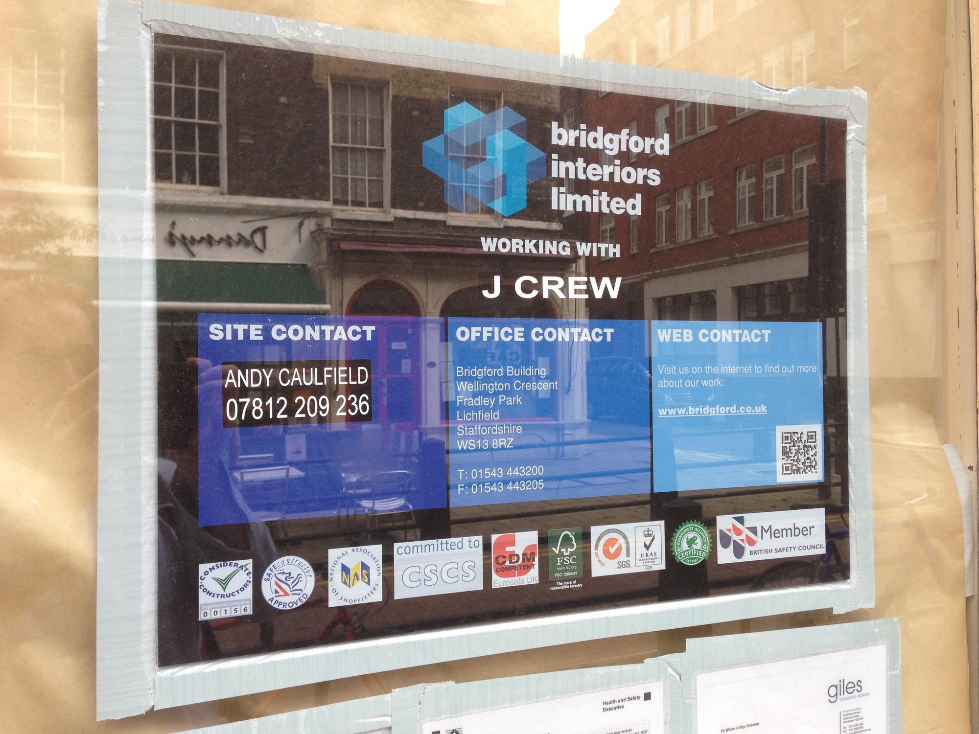 J Crew begins fit out of menswear store ahead of UK debut | News | Retail Week