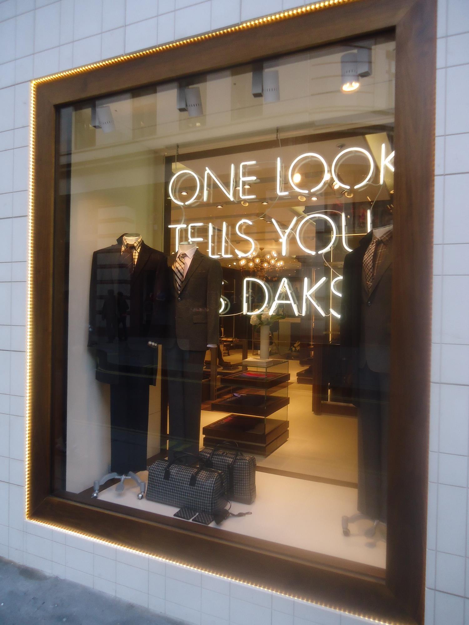 Store gallery: A new look for classic brand Daks | Photo gallery ...