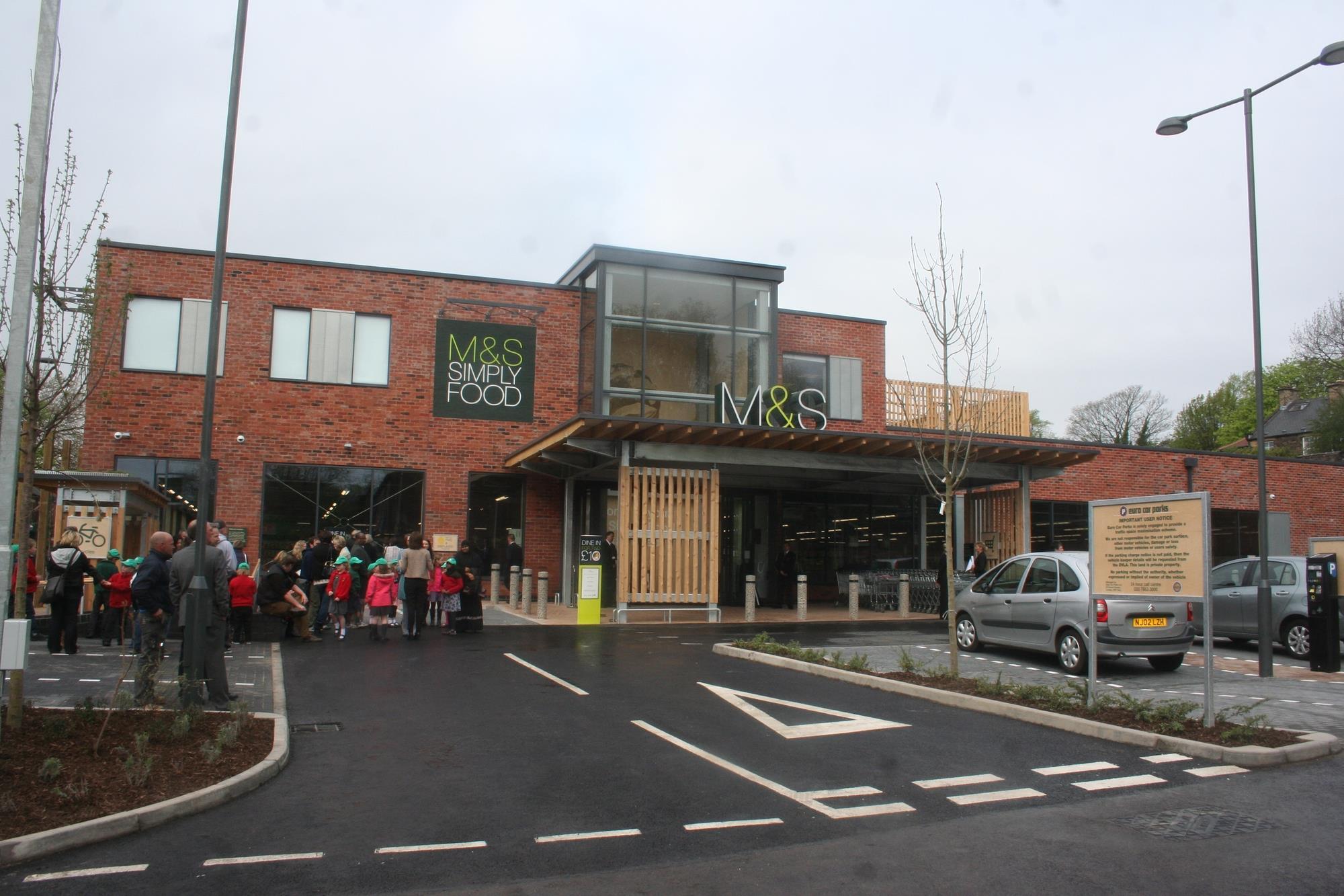 The green wall of Sheffield Photo gallery Retail Week
