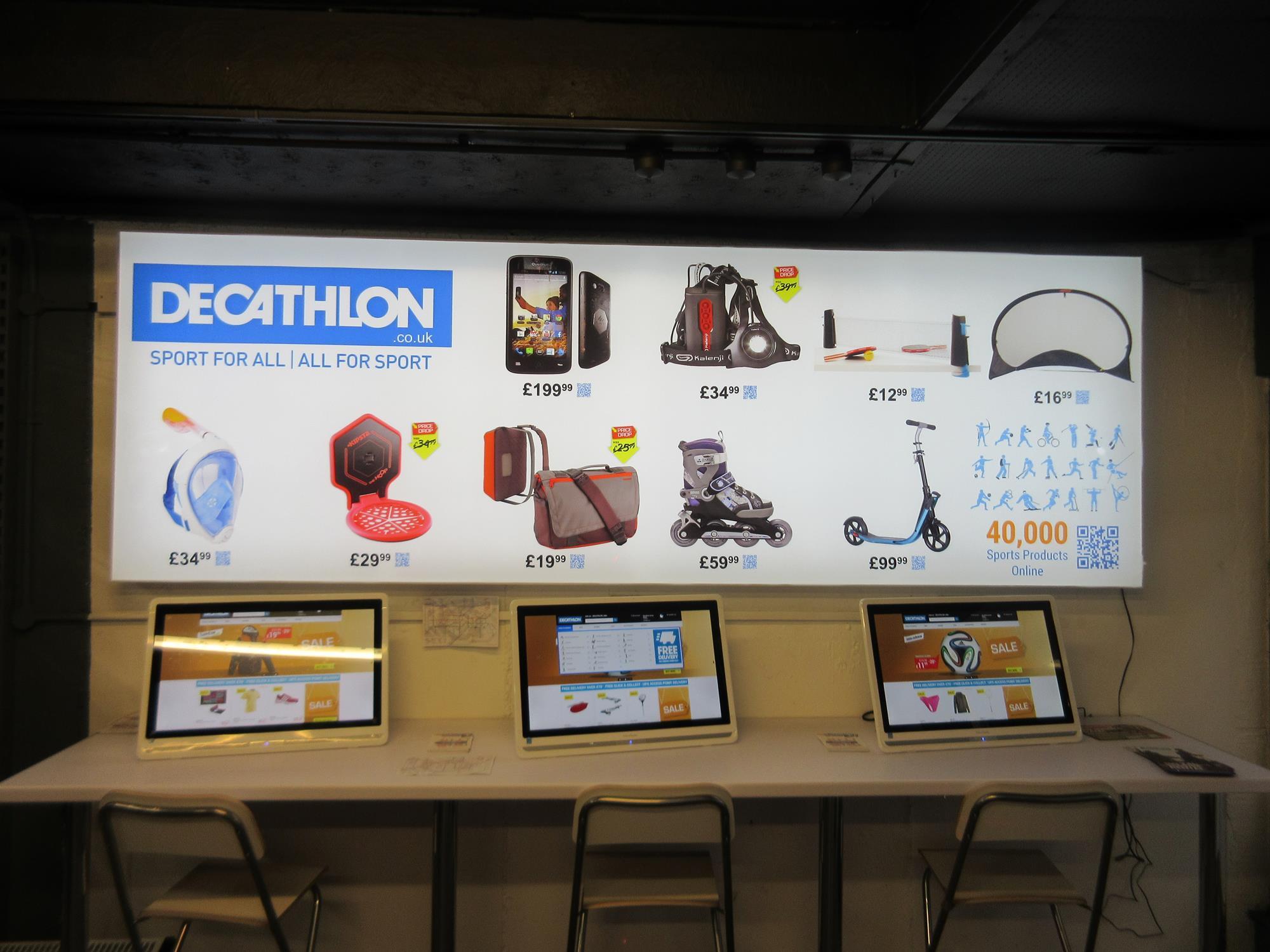Store gallery Decathlon tests first clickandcollect store in London