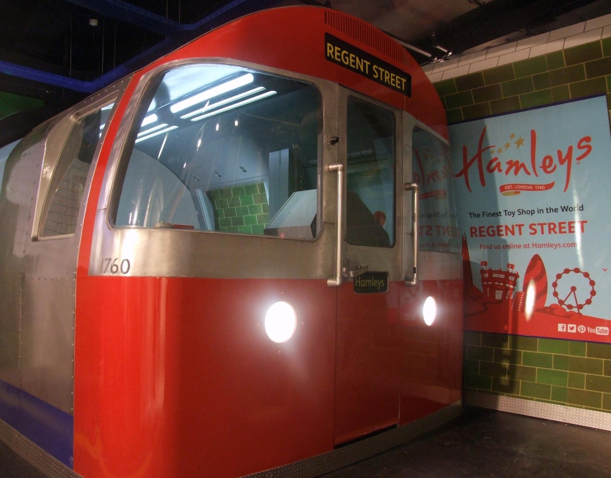 hamleys london underground train