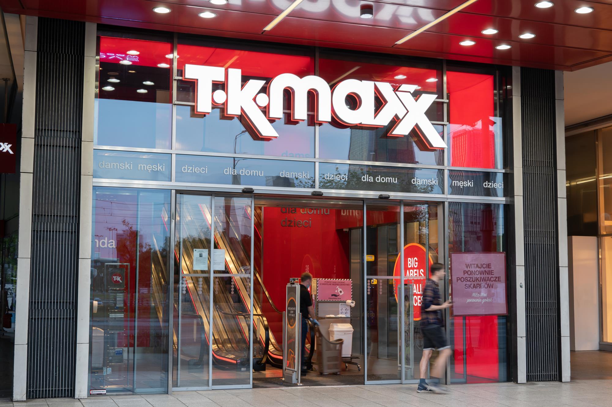 Inside brand new TK Maxx store at Swindon retail park including