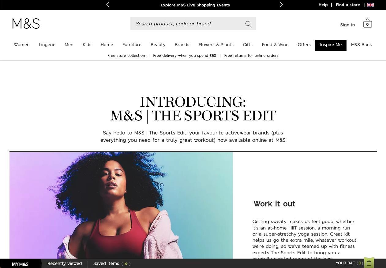 Marks & Spencer to sell Adidas and Sweaty Betty online on The