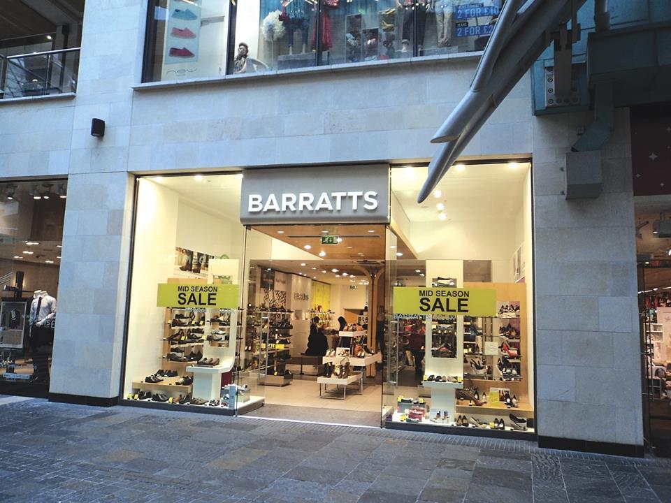 Barratts shoe shop store