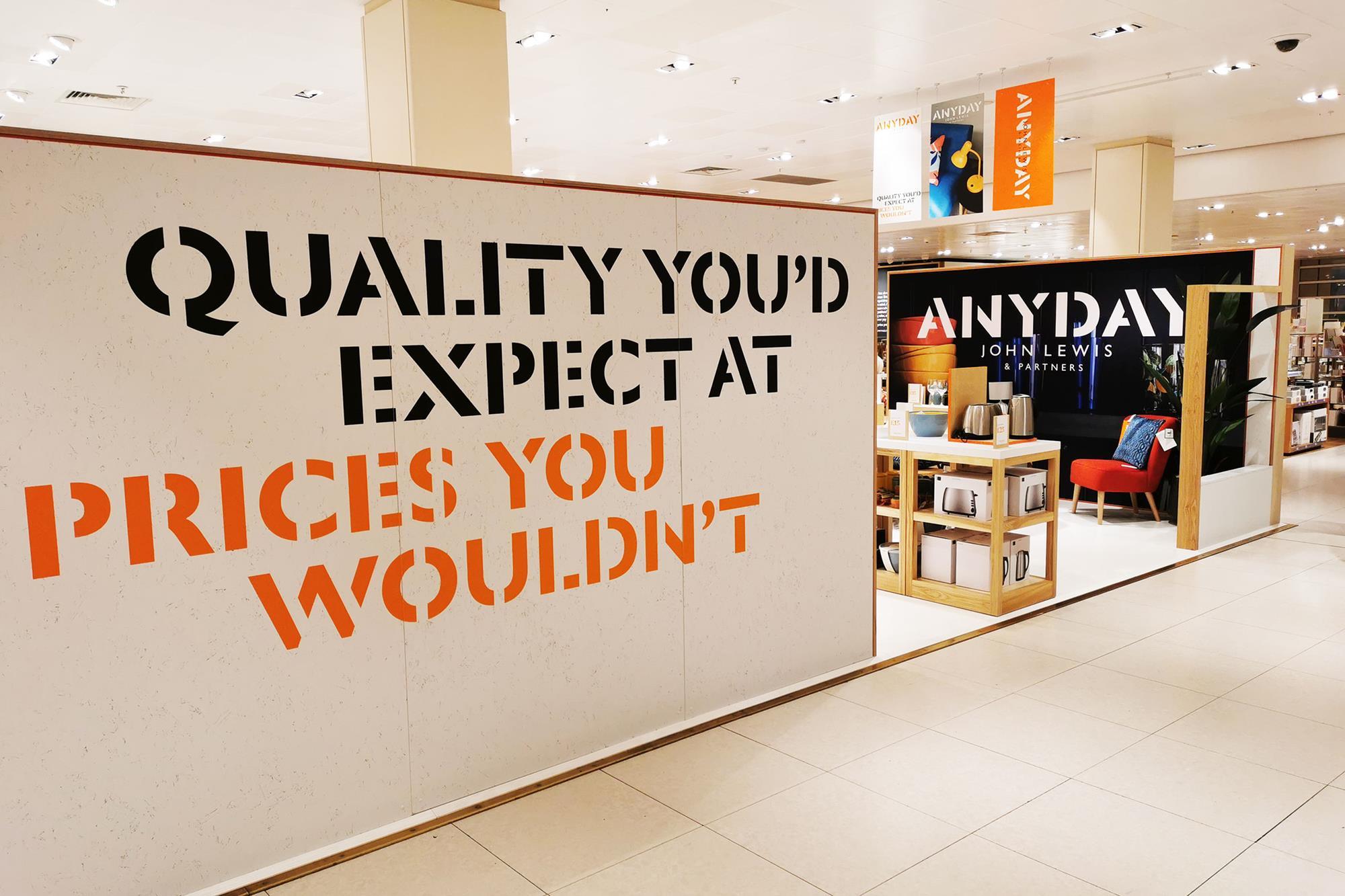 John Lewis's new brand ANYDAY is style at lower prices %%sep