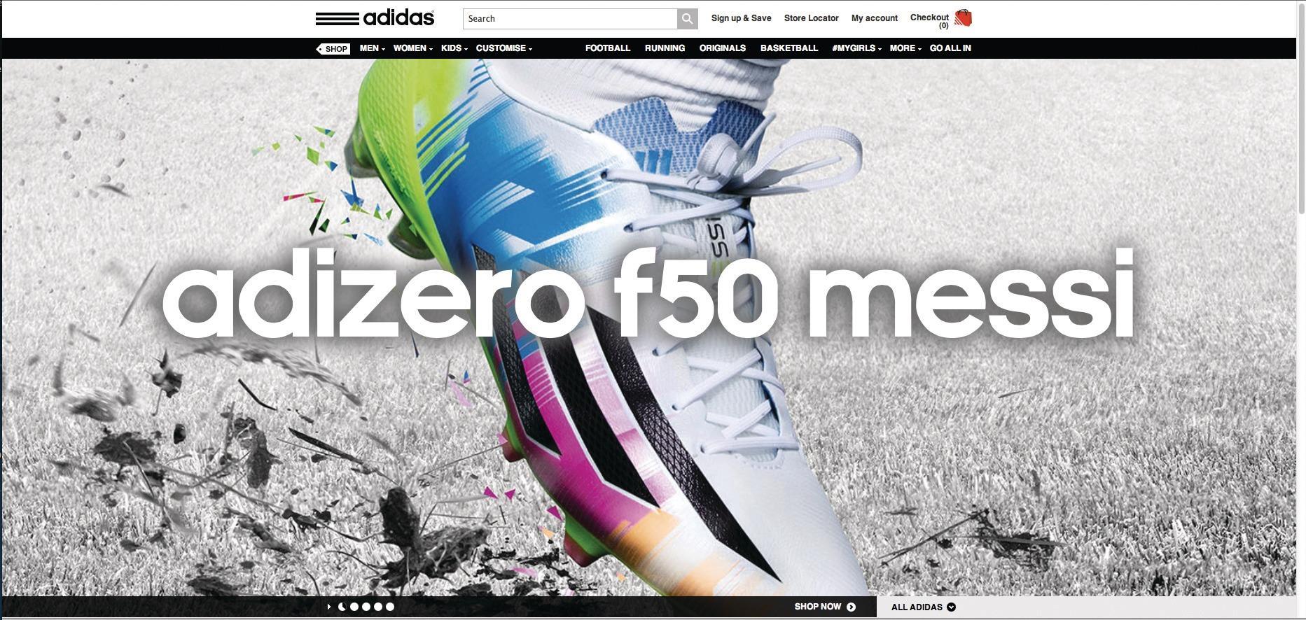 Adidas sales store website