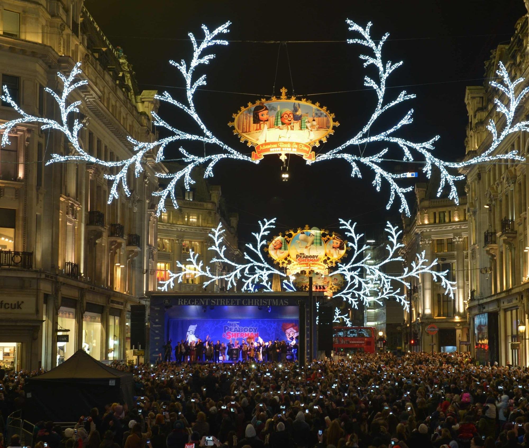 Peabody Christmas Lights 2022 In Pictures: Regent Street Switches On Christmas Lights | Gallery | Retail  Week