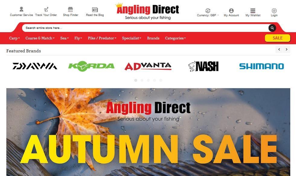 angling direct sale