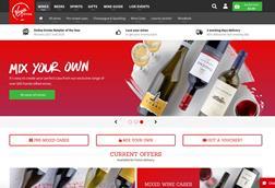Virgin Wines website