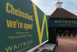 Exterior of Waitrose Chelmsford store
