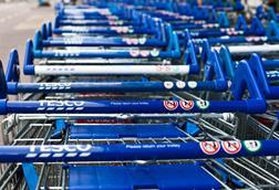 Tesco trolleys