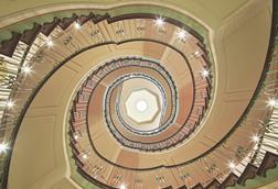Fortnum & Mason double helix staircase