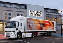 M&S lorry