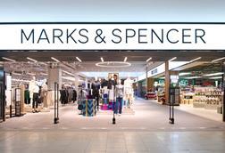 Outside view of Marks & Spencer store
