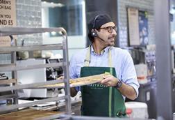 Waitrose staff member