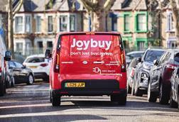 Joybuy electric van on UK street