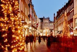 Christmas shopping London