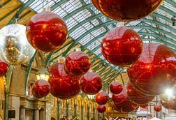 Christmas decorations Covent Garden