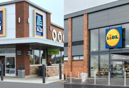 Aldi and Lidl stores