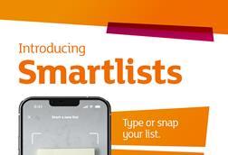 Sainsbury's smart lists