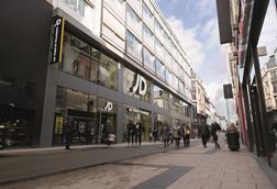 Exterior of JD Sports Brussels store