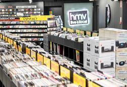 CDs-on-display-at-HMV-Oxford-Street