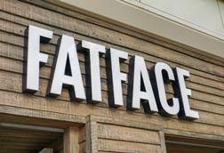 Fat Face store sign