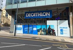 Exterior of Decathlon Leeds Store