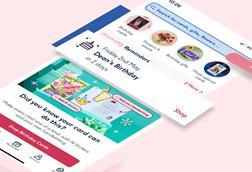 Moonpig website banners