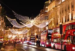 Christmas lights on Regent Street London