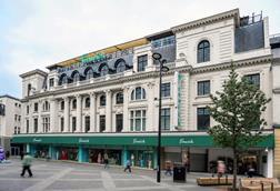 Exterior of Fenwick's flagship store in Newcastle, 2026