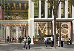 M&S Marble Arch - M&S flagship store, elevation to Oxford Street (1)