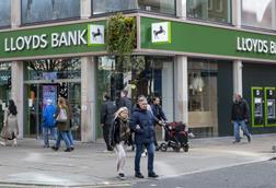 Lloyds bank branch in London