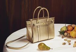 Gold Mulberry handbag