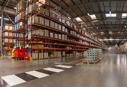 Interior shot of IKEA Doncaster Customer Distribution Centre