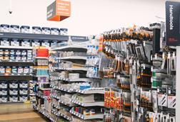 Tool display at B&Q Local