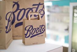 Boots paper bags