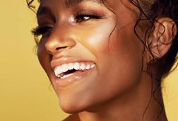 Model wearing Beauty Bay makeup