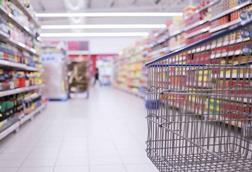 Tesco-trolley-in-aisle