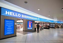 WHSmith Birmingham Airport entrance