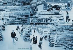 CCTV footage from a supermarket