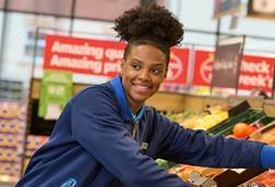 Aldi staff worker